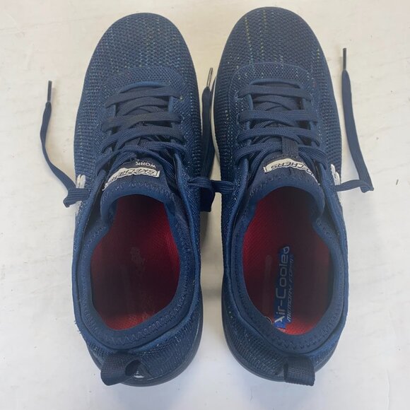Skechers Womens Bulkin Balran Comp Toe Work Sneaker Navy Size 9.5 - Picture 4 of 12